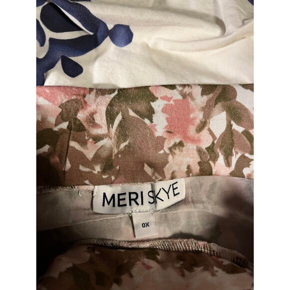 Meriskye Brown Floral Dress – Size 0X – Elegant & Comfortable, Casual/Party Wear - Picture 2 of 2